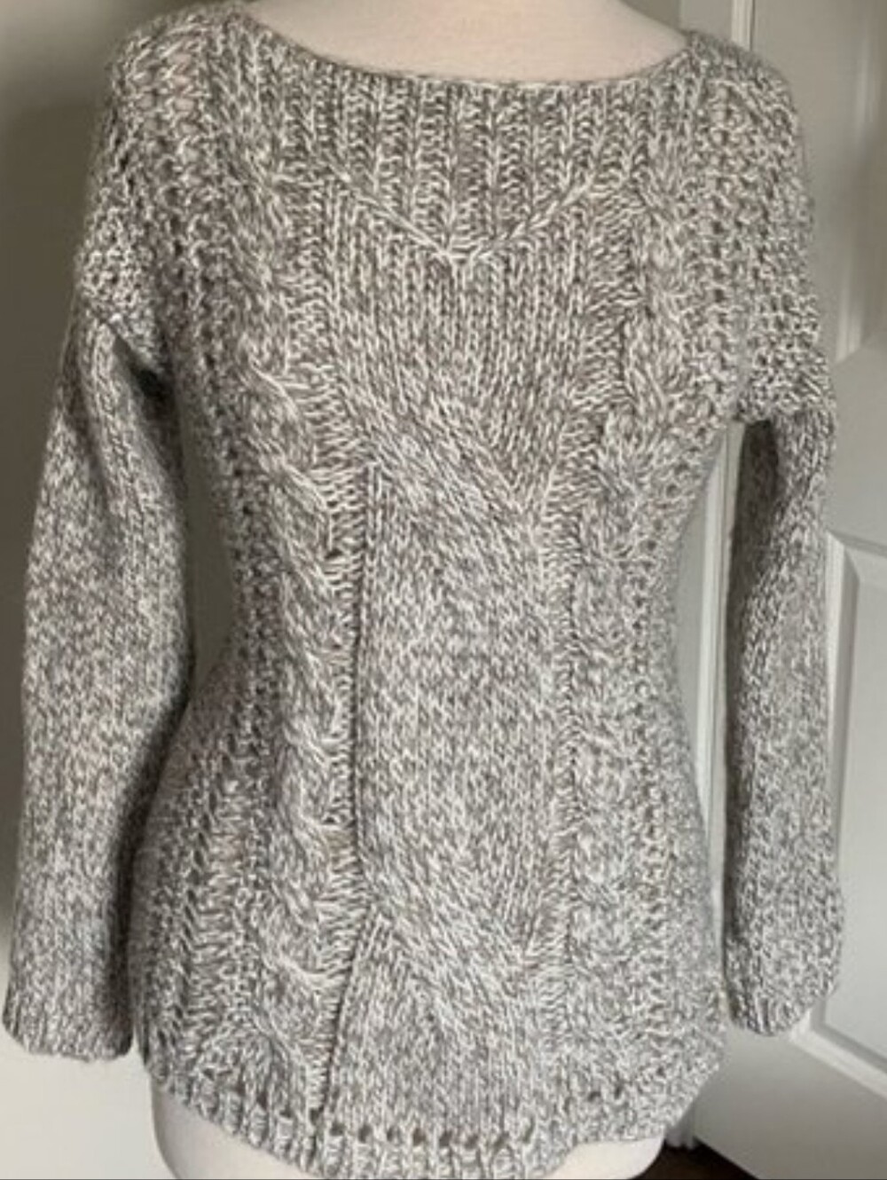 Berretti knit sweater wool alpaca gray medium